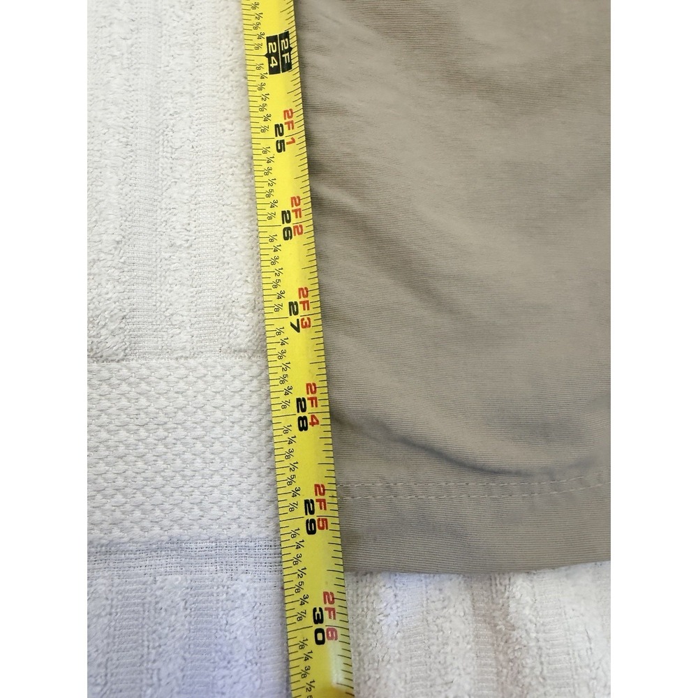The North Face Womens Cargo Pants Size 8 Convertible Hiking Nylon Tan - Picture 11 of 16